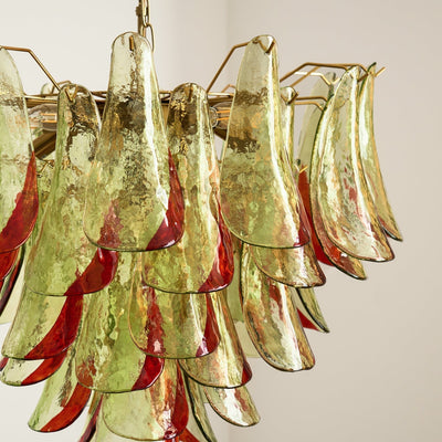 Celoraria Chandelier Murano Glass Petal Elegant