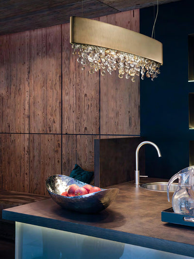 Kaelan Modern Luxury Crystal Pendant Light