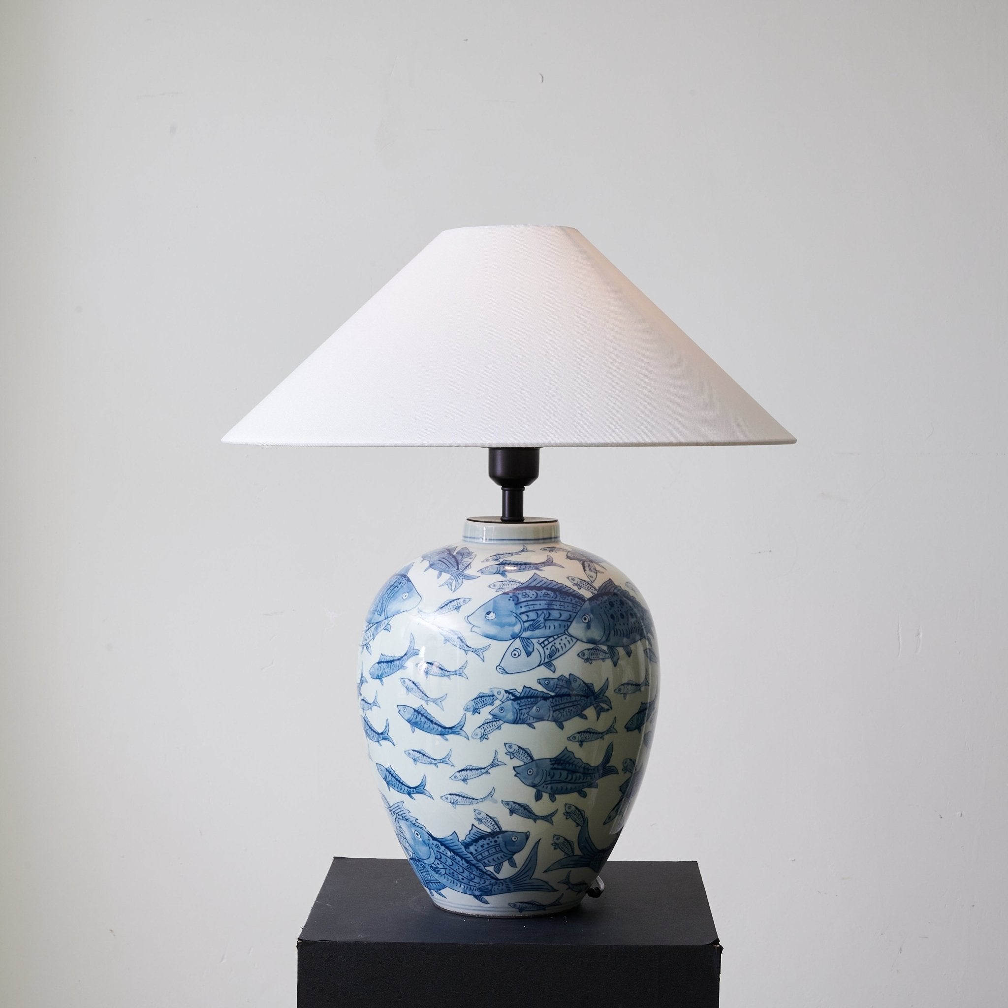 Tel Fabric Traditional Table Lamp