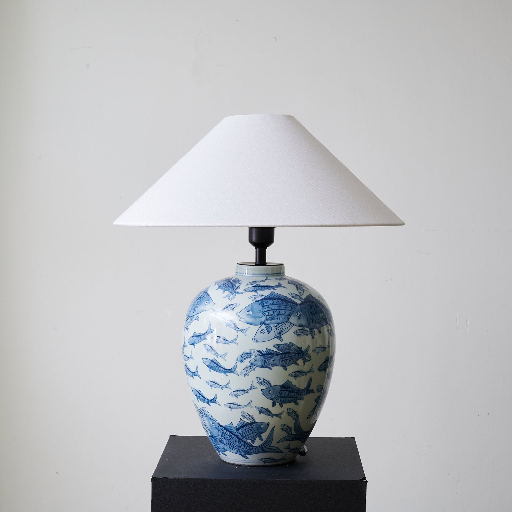 Tel Fabric Traditional Table Lamp