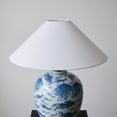 Tel Fabric Traditional Table Lamp