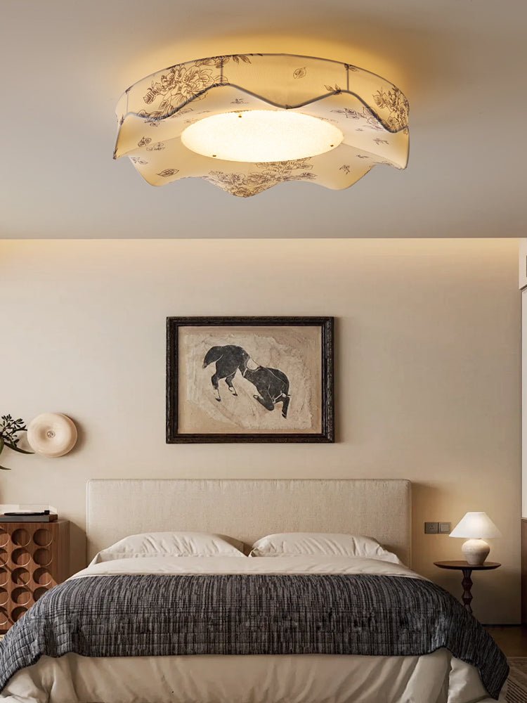 Arvele Premium Nordic Art Fabric Ceiling Light