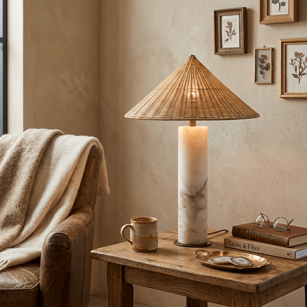 Neriella Marble Table Lamp