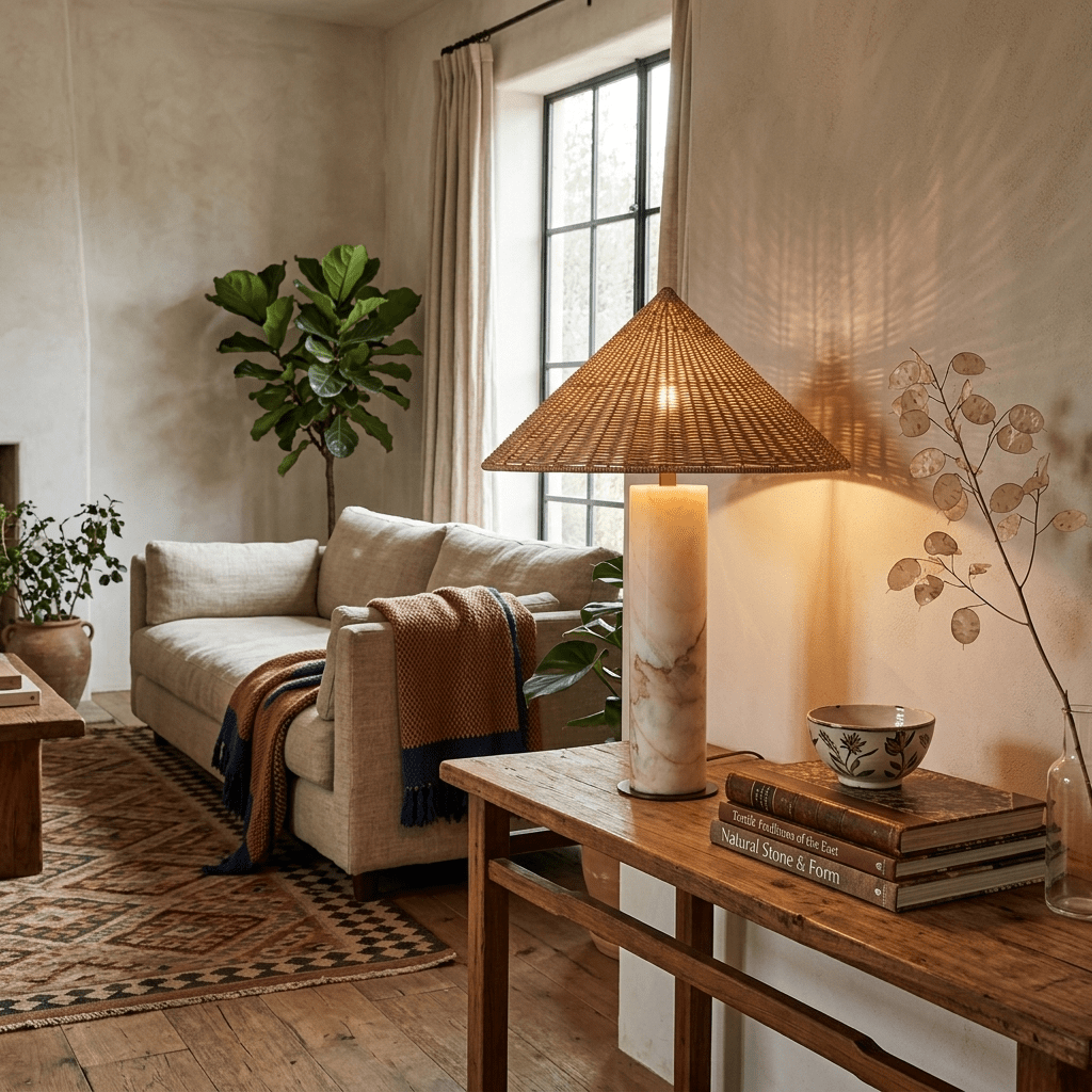 Neriella Marble Table Lamp