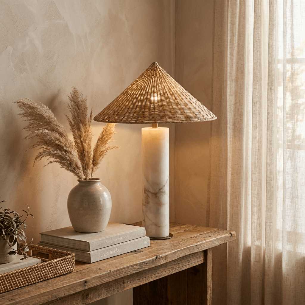 Neriella Marble Table Lamp
