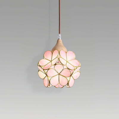 Velina Pink Petal Pendant Light - Neutral Decor