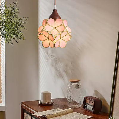 Velina Pink Petal Pendant Light - Neutral Decor