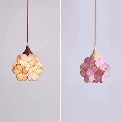 Velina Pink Petal Pendant Light - Neutral Decor