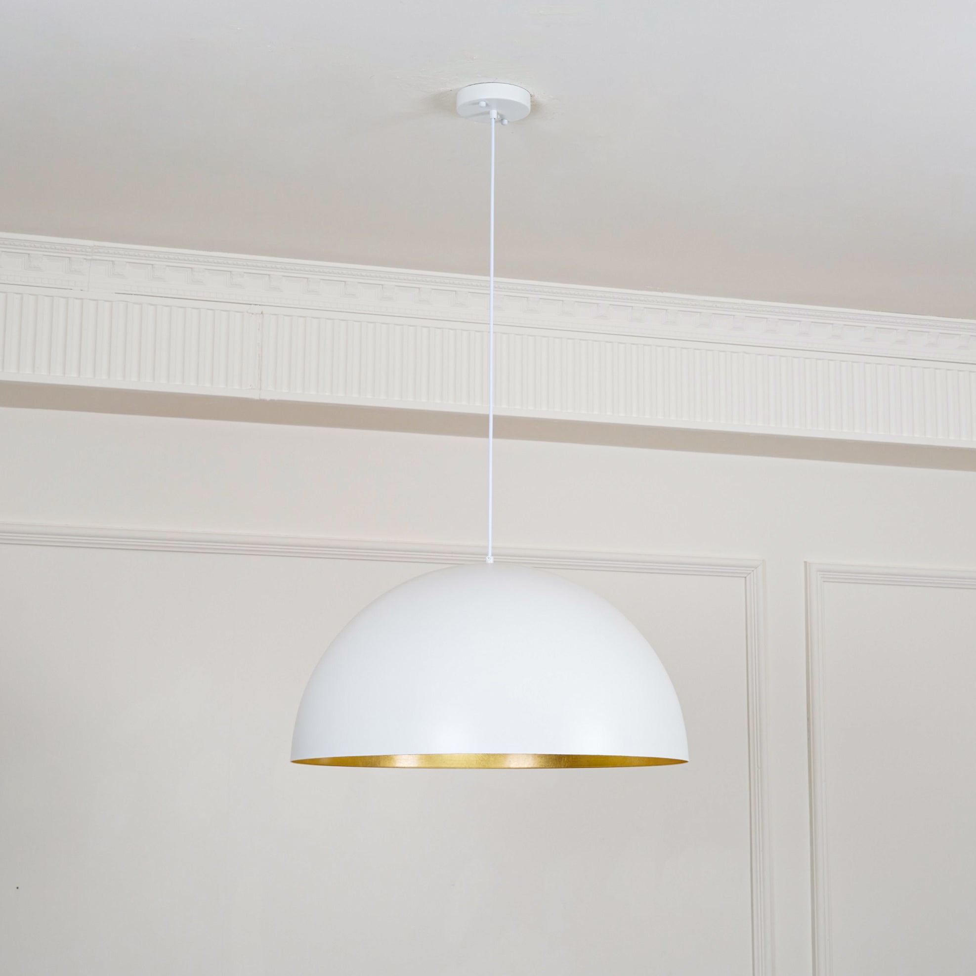Renorira Pendant Lamp Dome Bowl for Dining Room