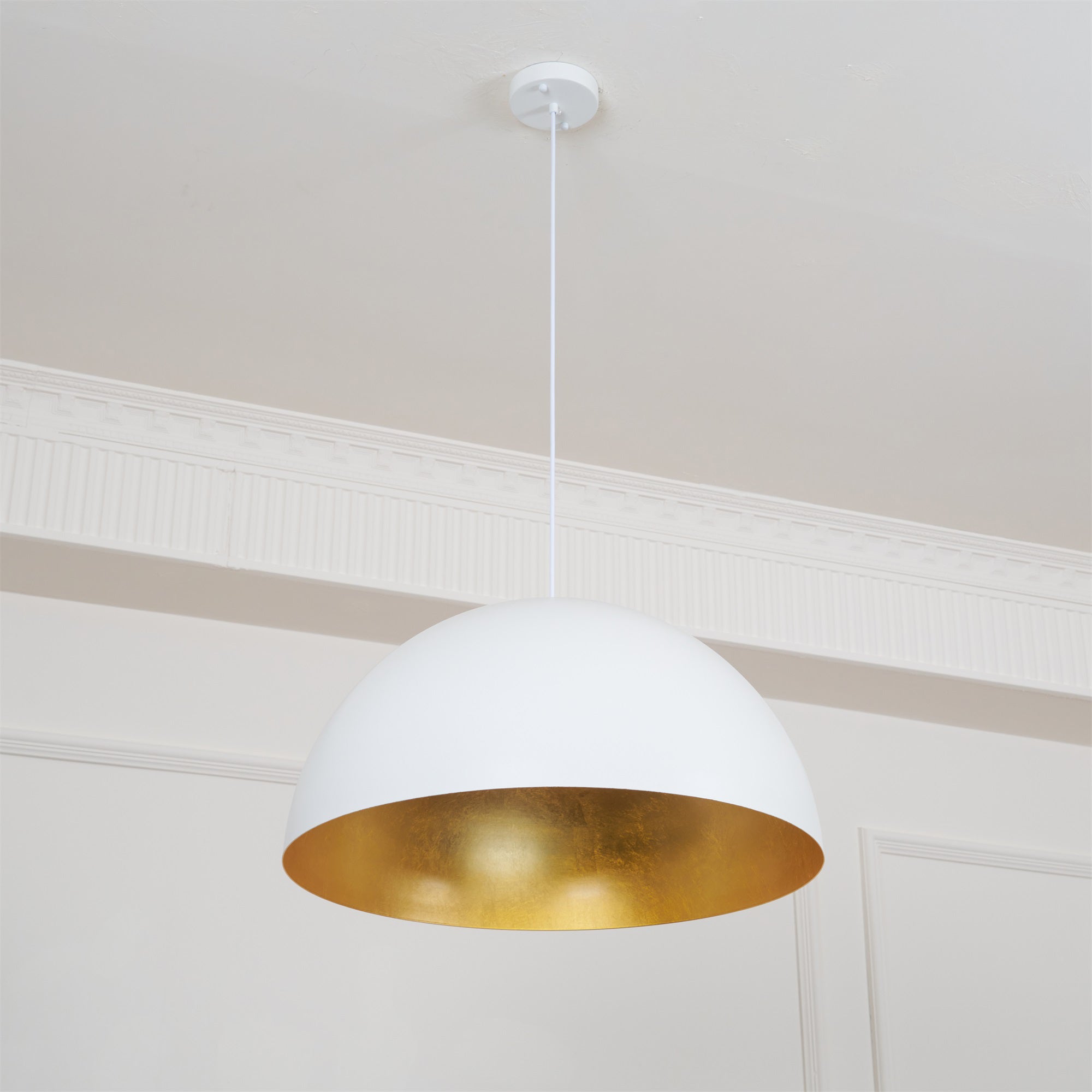 Renorira Pendant Lamp Dome Bowl for Dining Room