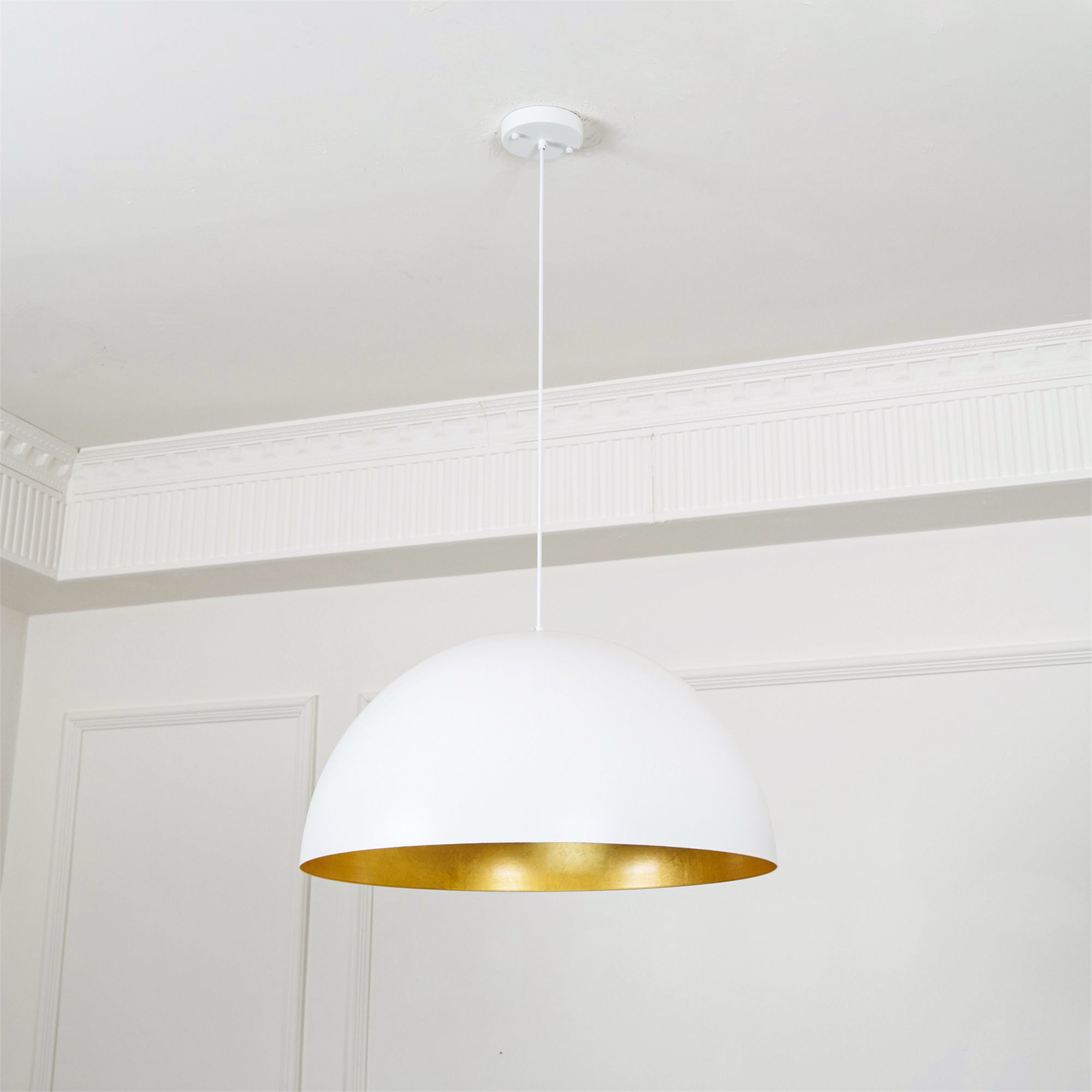 Renorira Pendant Lamp Dome Bowl for Dining Room