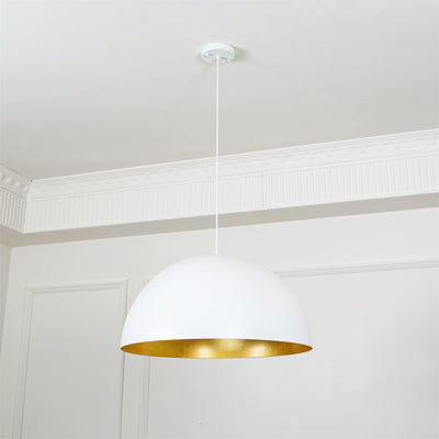 Renorira Pendant Lamp Dome Bowl for Dining Room