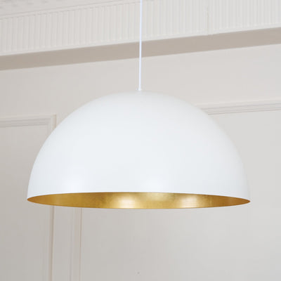 Renorira Pendant Lamp Dome Bowl for Dining Room