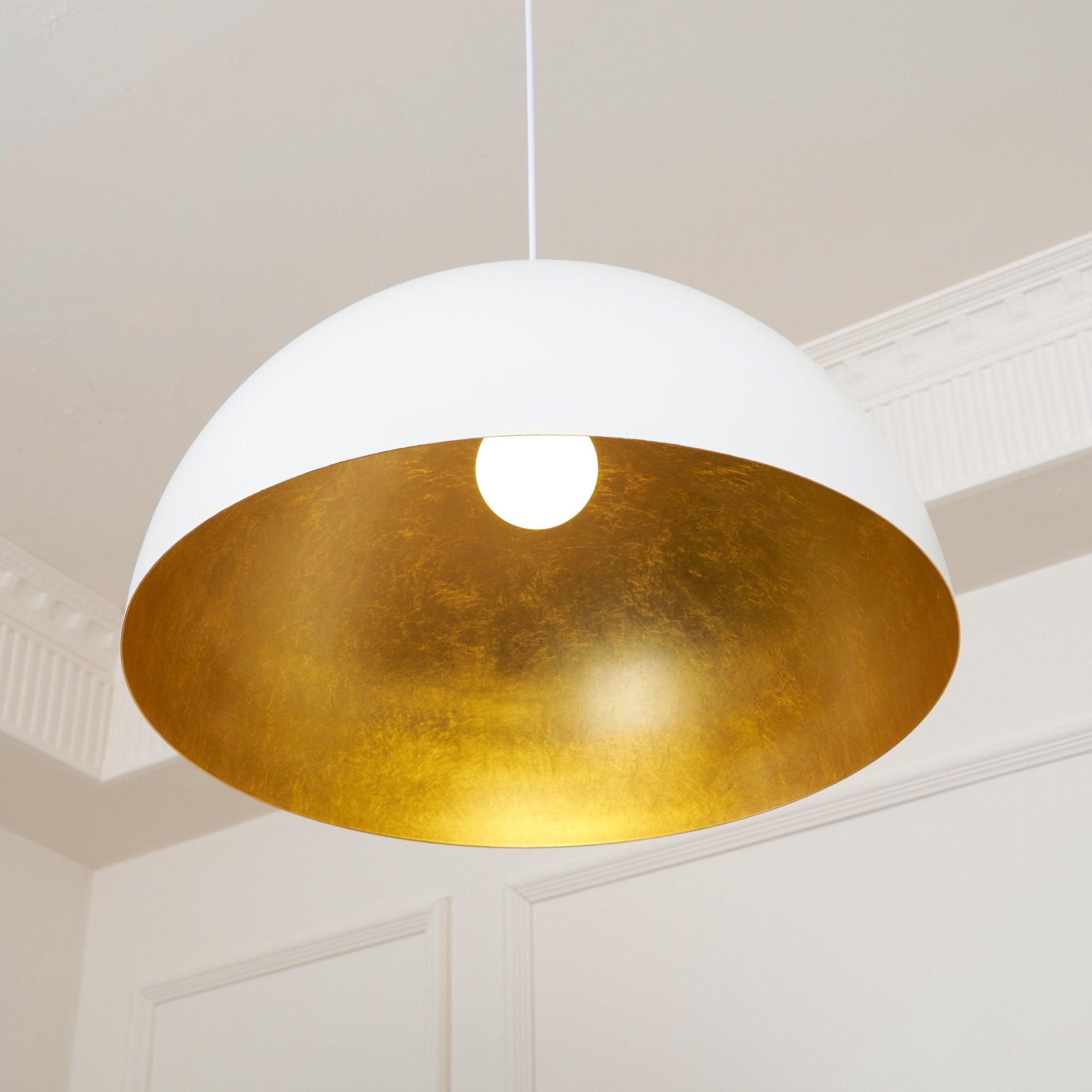 Renorira Pendant Lamp Dome Bowl for Dining Room