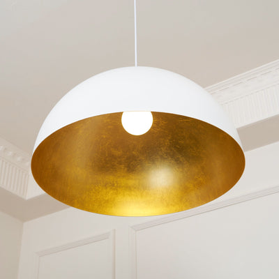 Renorira Pendant Lamp Dome Bowl for Dining Room