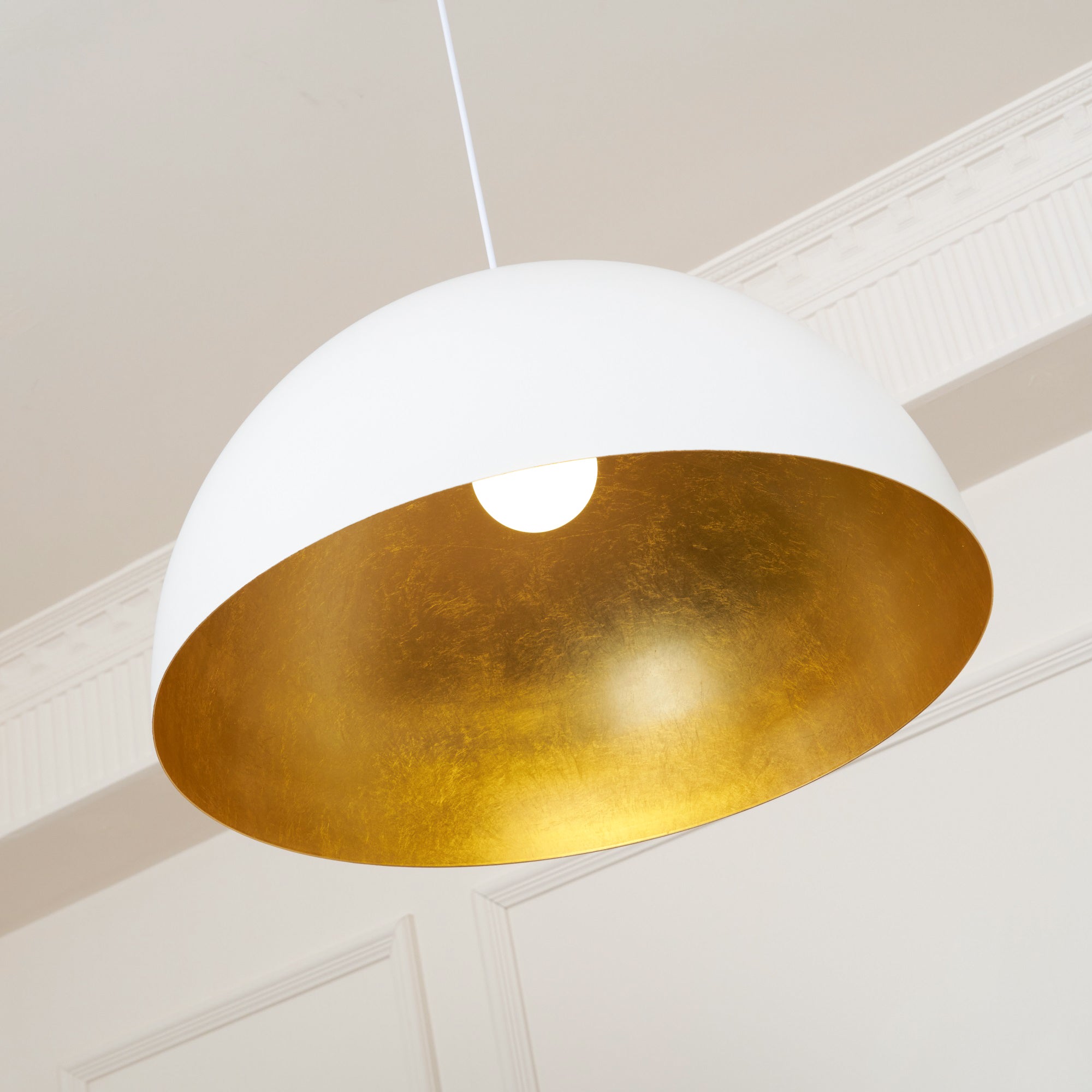 Renorira Pendant Lamp Dome Bowl for Dining Room