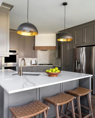 Renorira Pendant Lamp Dome Bowl for Dining Room