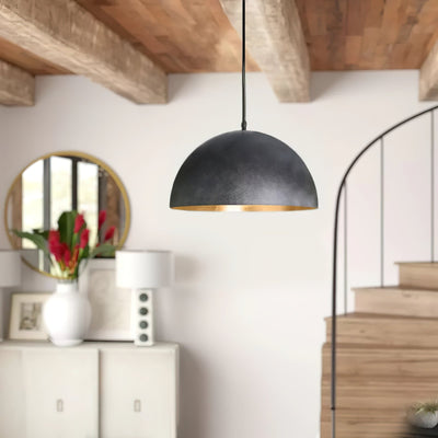Renorira Pendant Lamp Dome Bowl for Dining Room