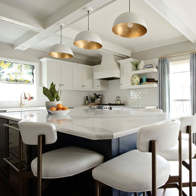Renorira Pendant Lamp Dome Bowl for Dining Room