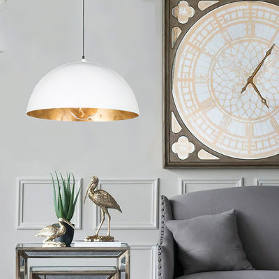 Renorira Pendant Lamp Dome Bowl for Dining Room