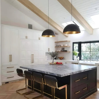 Renorira Pendant Lamp Dome Bowl for Dining Room