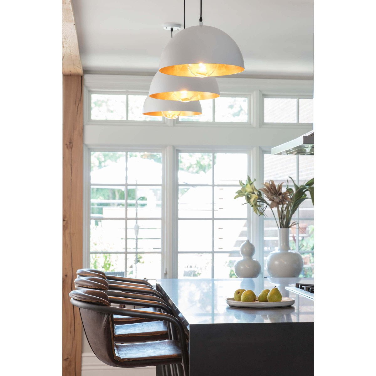 Renorira Pendant Lamp Dome Bowl for Dining Room