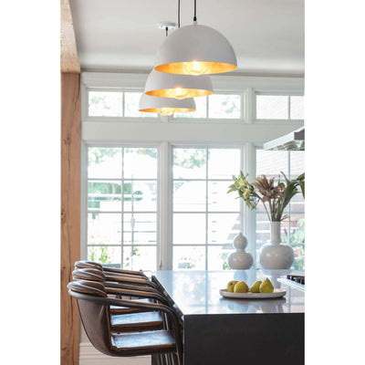 Renorira Pendant Lamp Dome Bowl for Dining Room