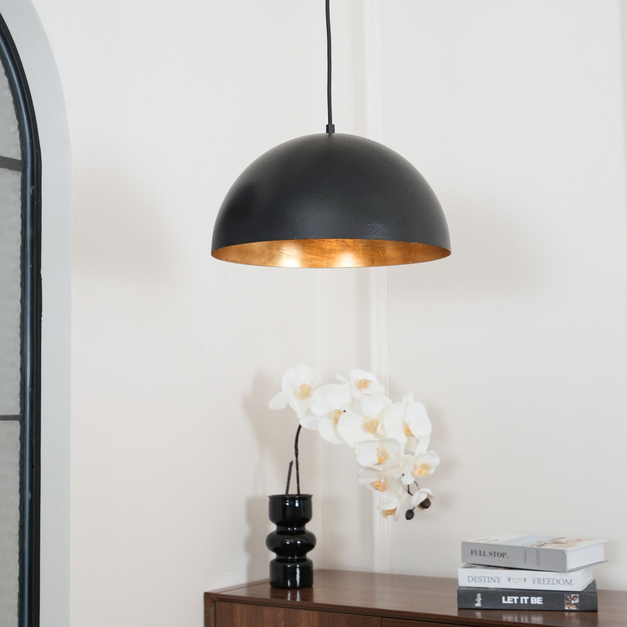 Renorira Pendant Lamp Dome Bowl for Dining Room