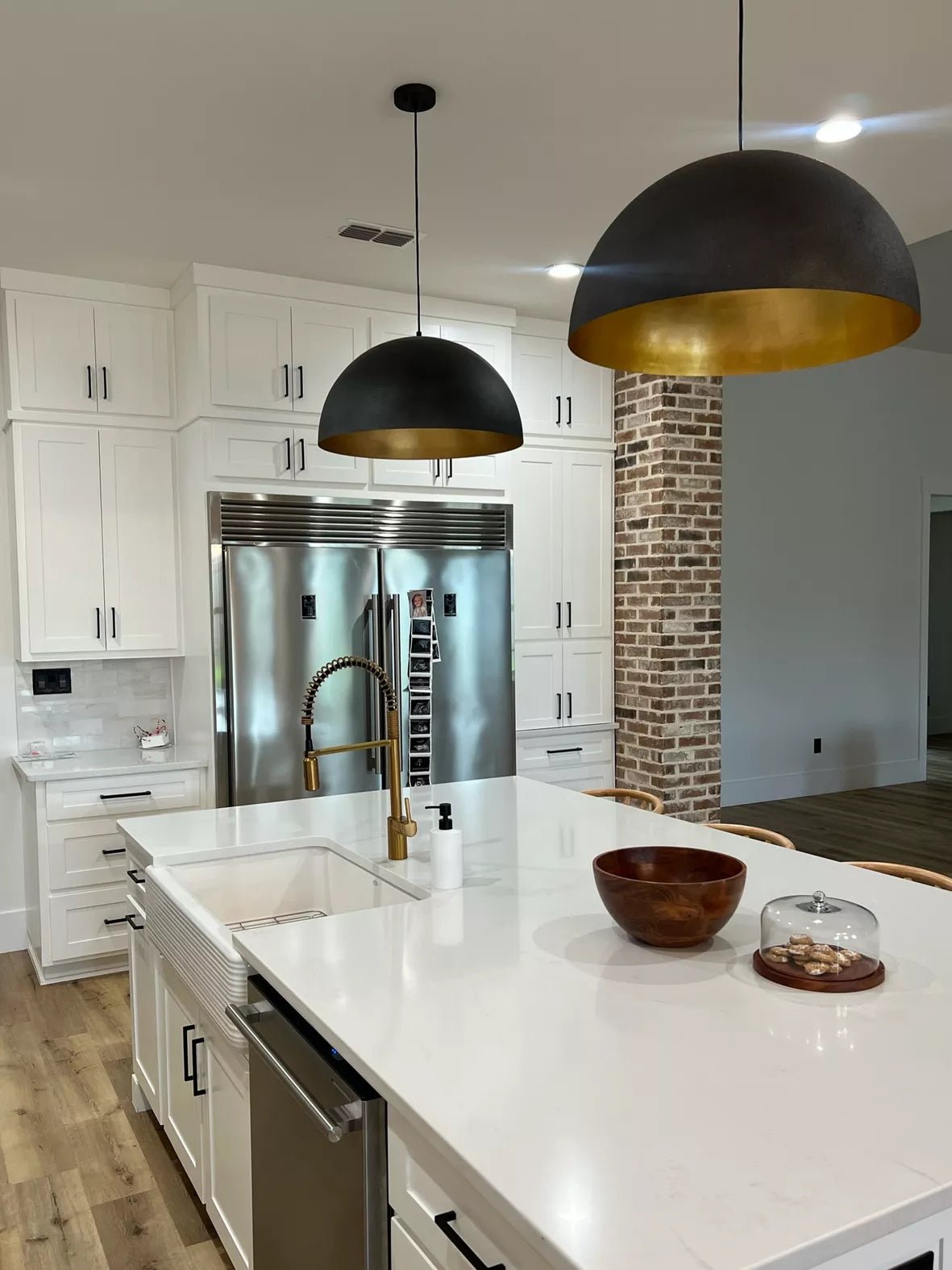 Renorira Pendant Lamp Dome Bowl for Dining Room