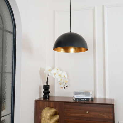 Renorira Pendant Lamp Dome Bowl for Dining Room