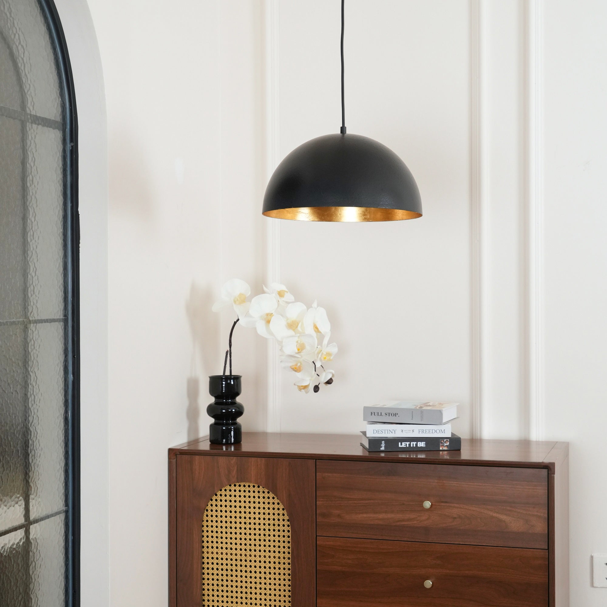 Renorira Pendant Lamp Dome Bowl for Dining Room