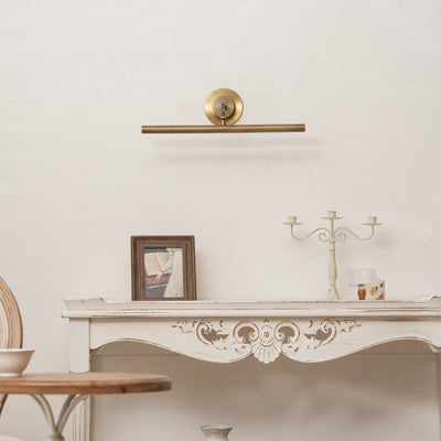 Kingswell Antique Brass Linear Wall Lamp