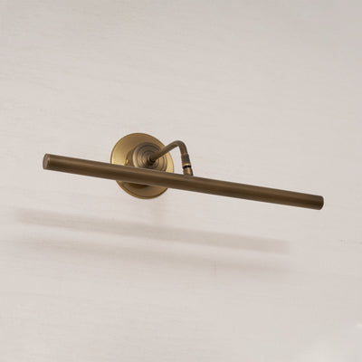 Kingswell Antique Brass Linear Wall Lamp