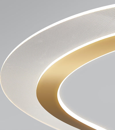 Soleleon Chandelier LED Acrylic Gold Modern