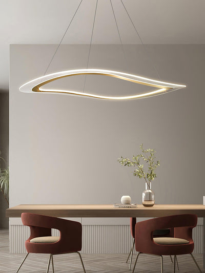 Soleleon Chandelier LED Acrylic Gold Modern