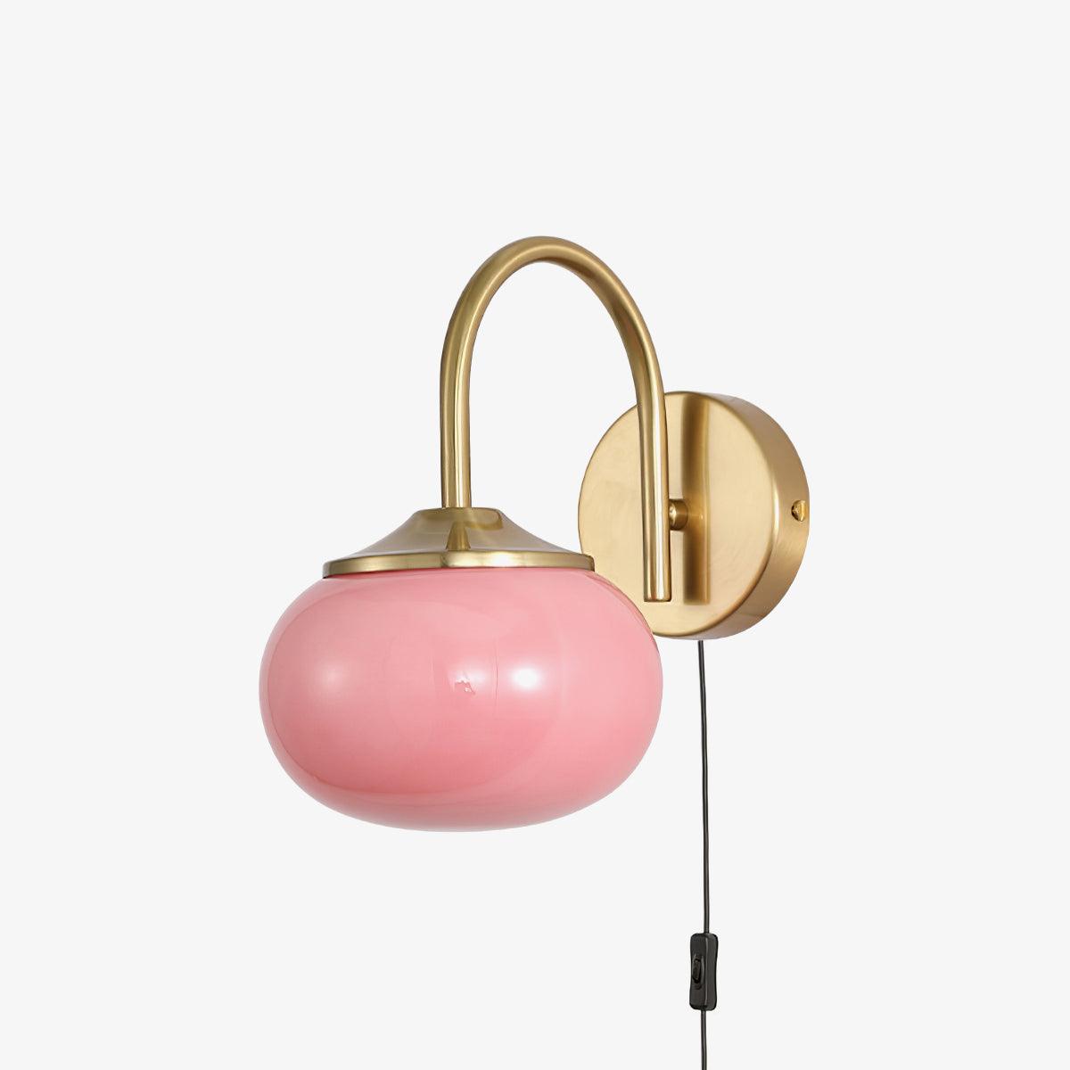 Kevely Premium Nordic Art Plug-in Glass Sconce Wall Lamp