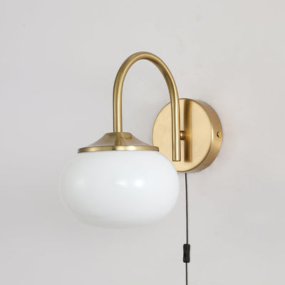 Kevely Premium Nordic Art Plug-in Glass Sconce Wall Lamp