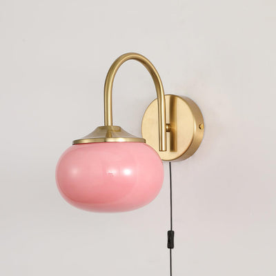 Kevely Premium Nordic Art Plug-in Glass Sconce Wall Lamp