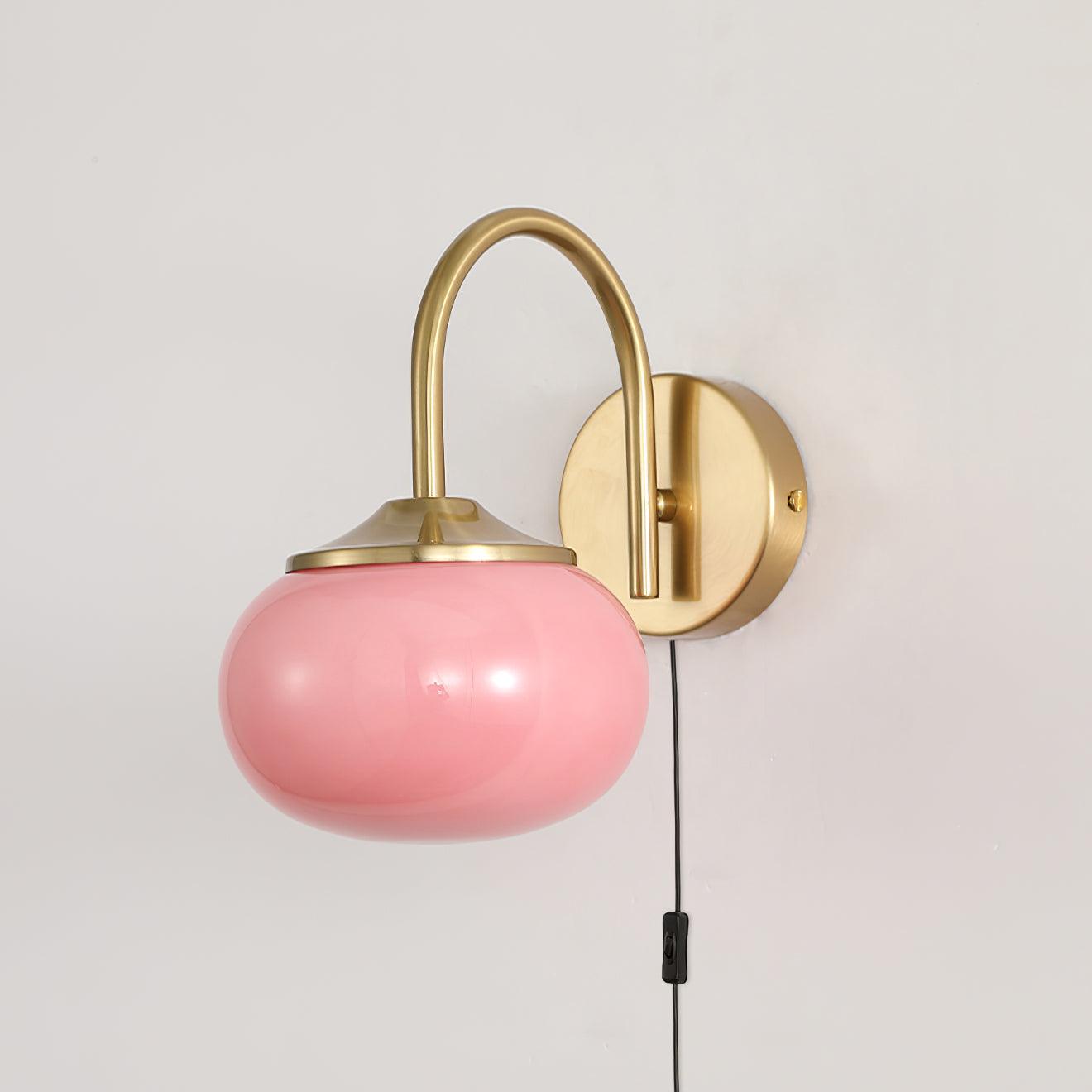 Kevely Premium Nordic Art Plug-in Glass Sconce Wall Lamp
