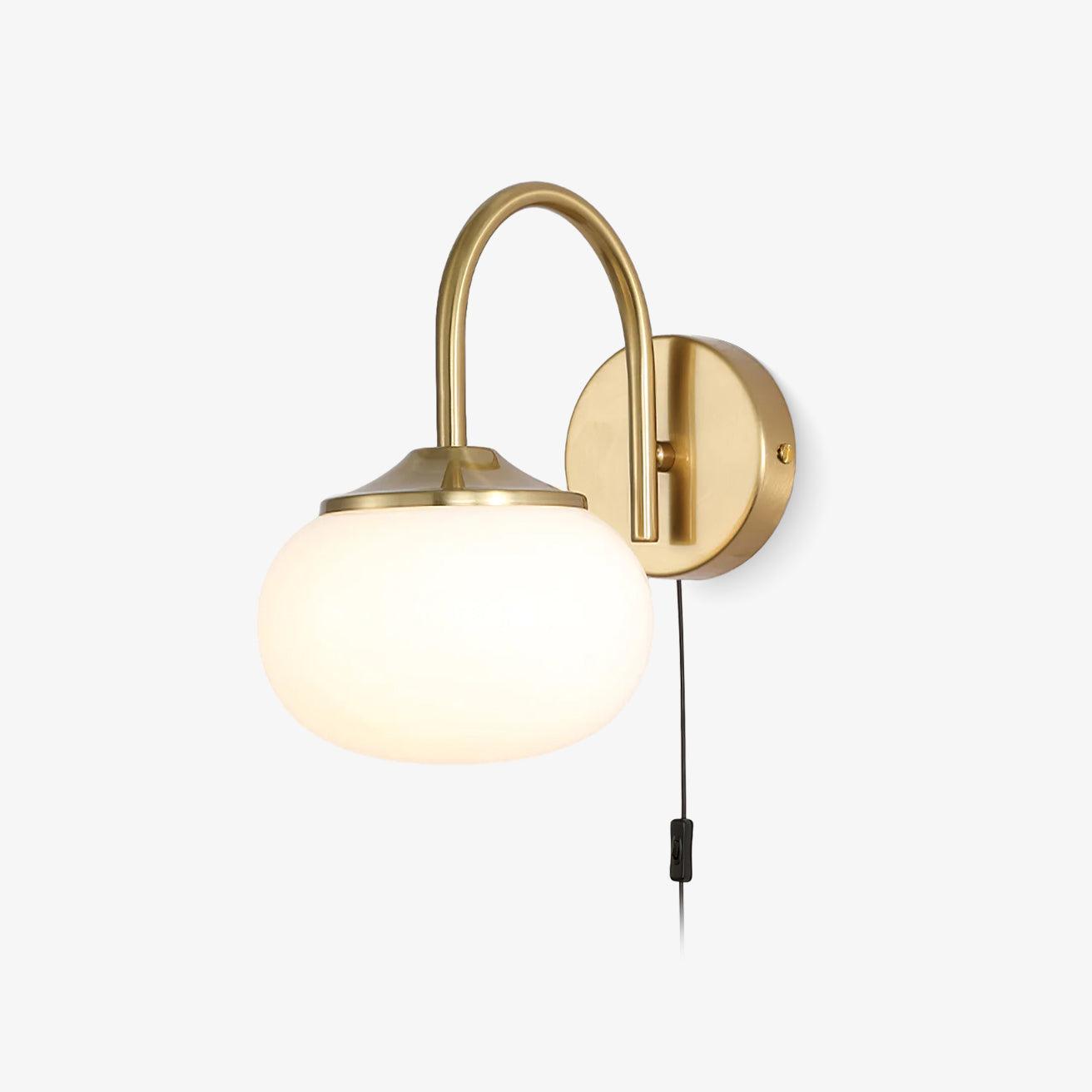 Kevely Premium Nordic Art Plug-in Glass Sconce Wall Lamp