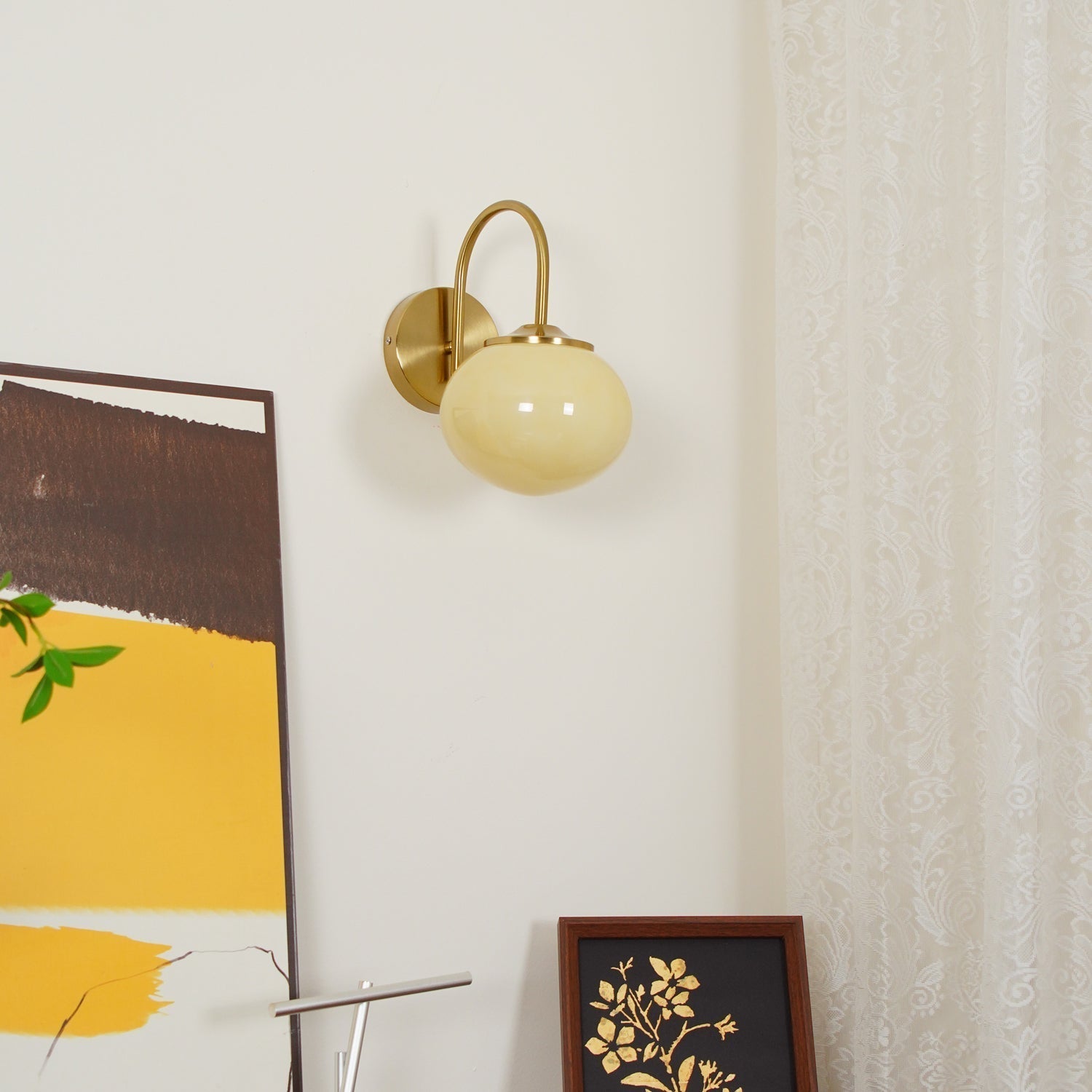 Ove Premium Nordic Art Glass Wall Lamp