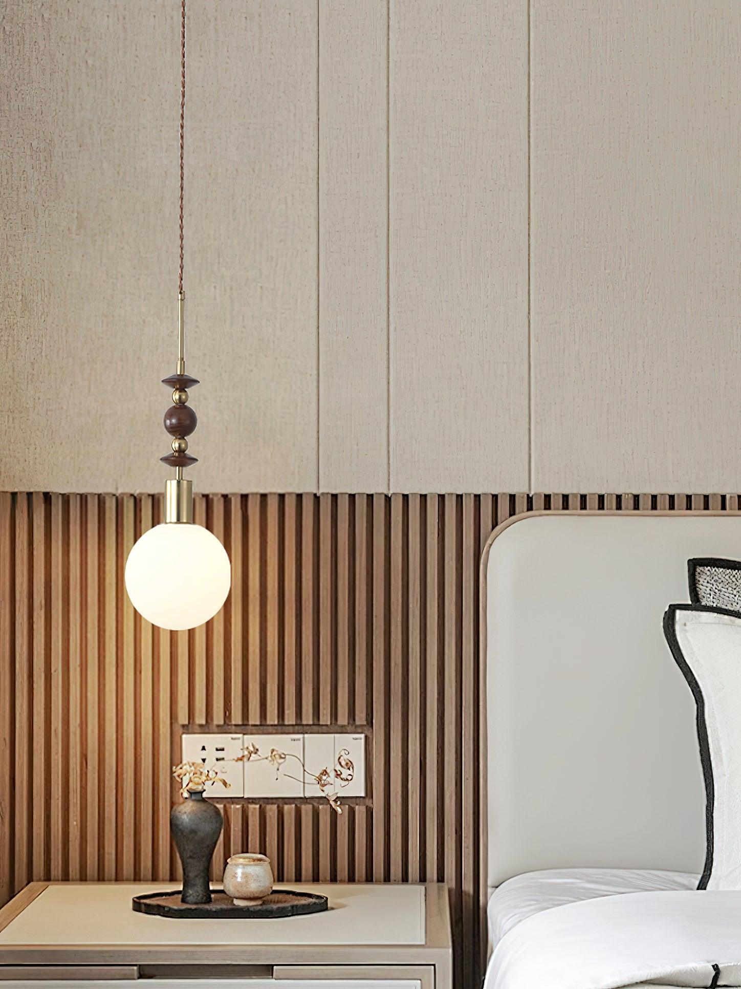 Aldanelle Wood Pendant Light