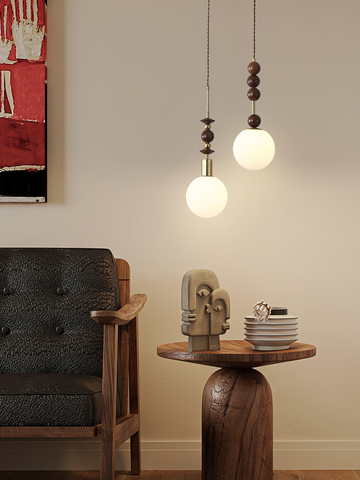 Aldanelle Wood Pendant Light