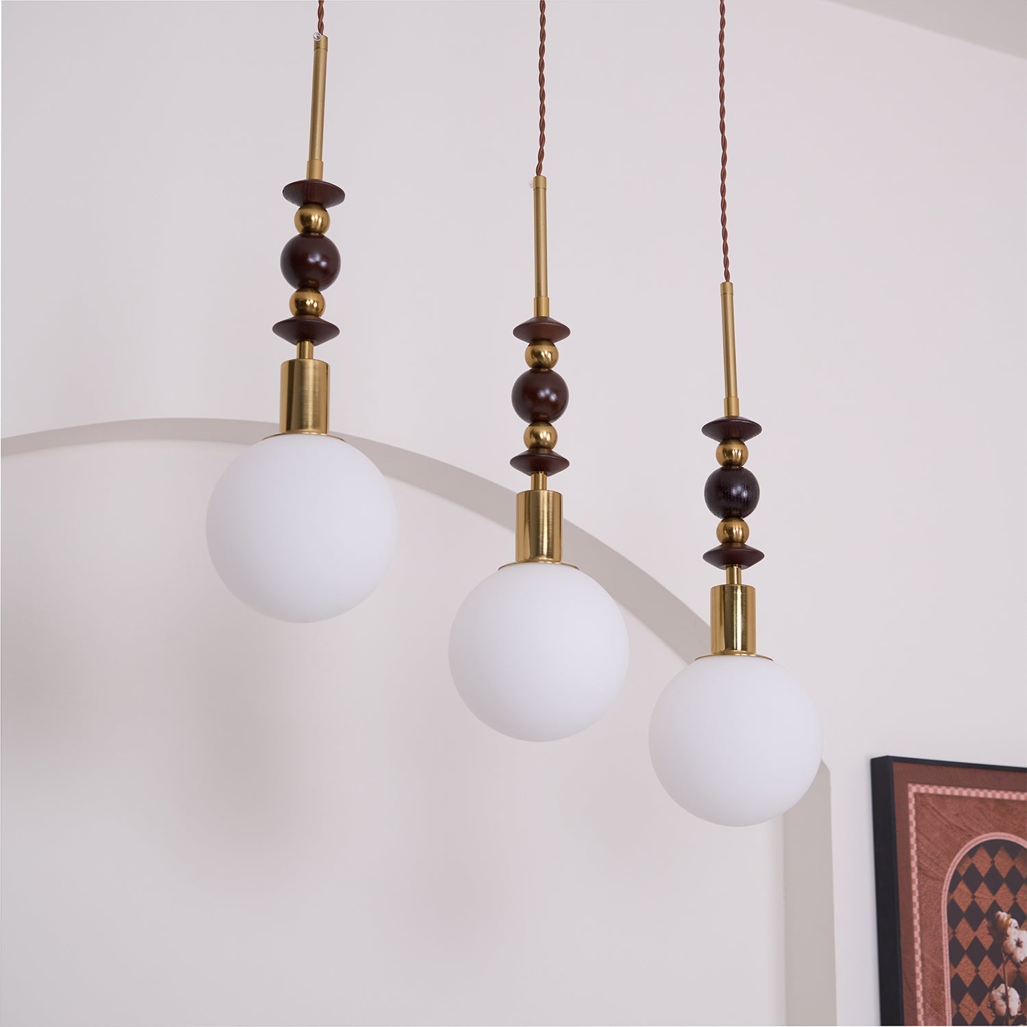 Aldanelle Wood Pendant Light