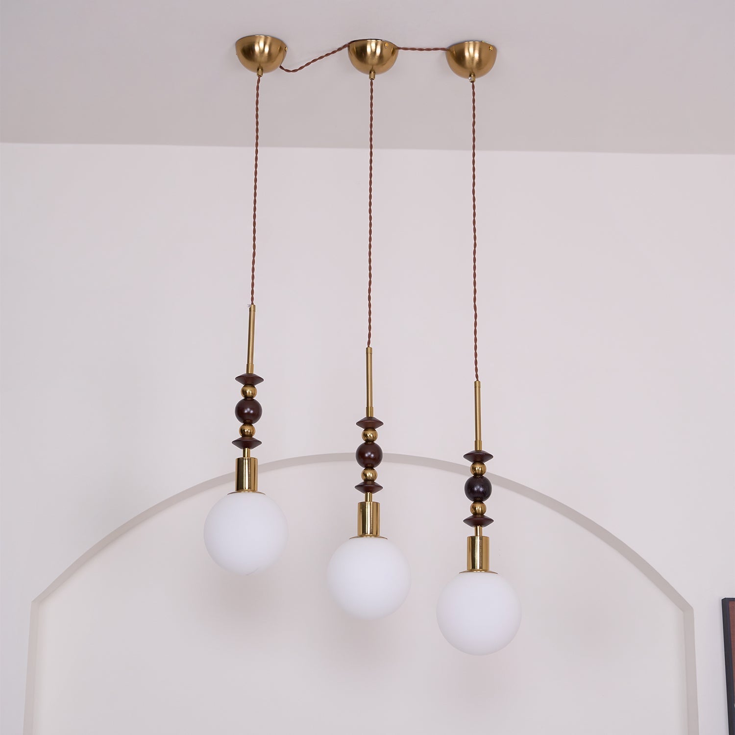 Aldanelle Wood Pendant Light