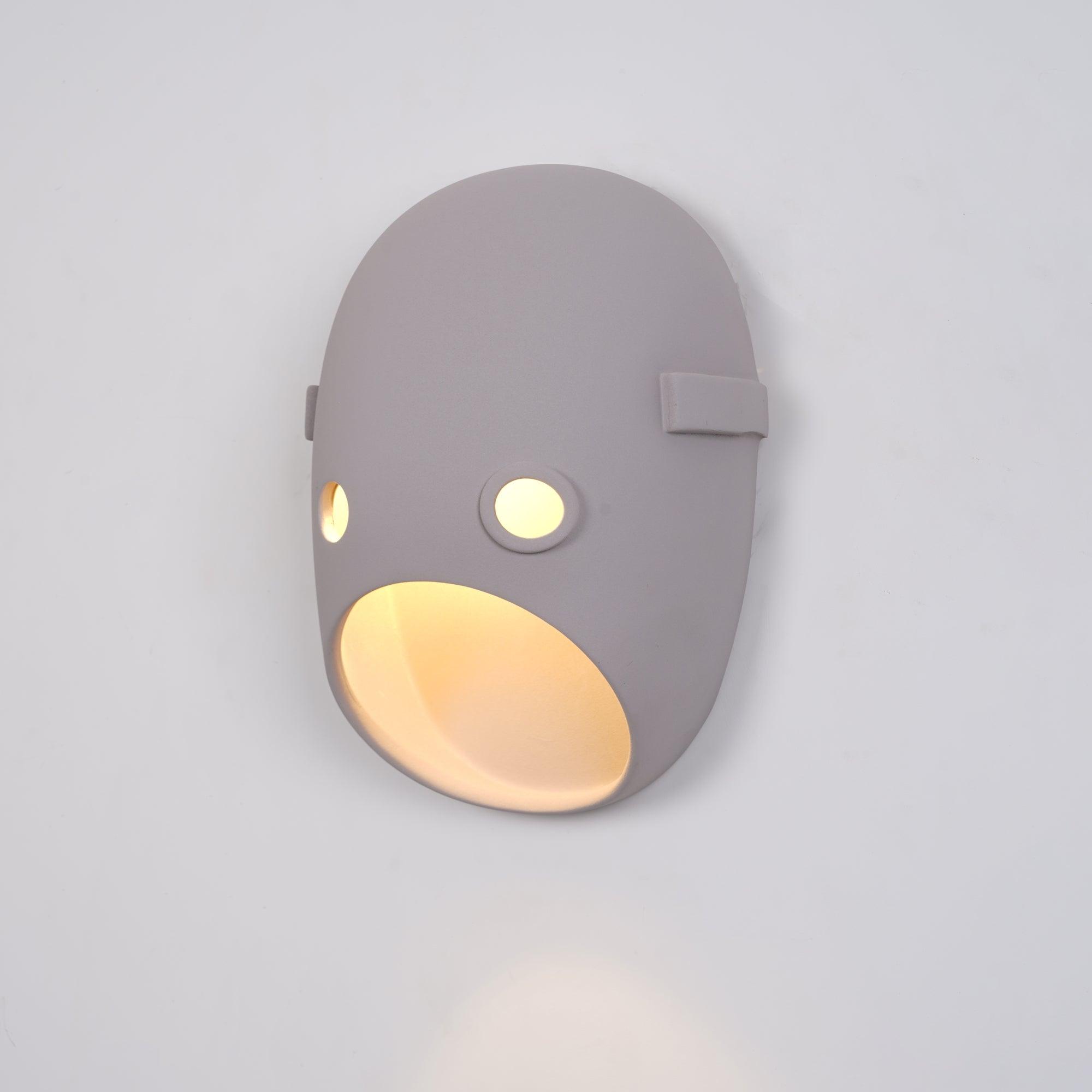 Mask Individual Creativity Resin Wall Light