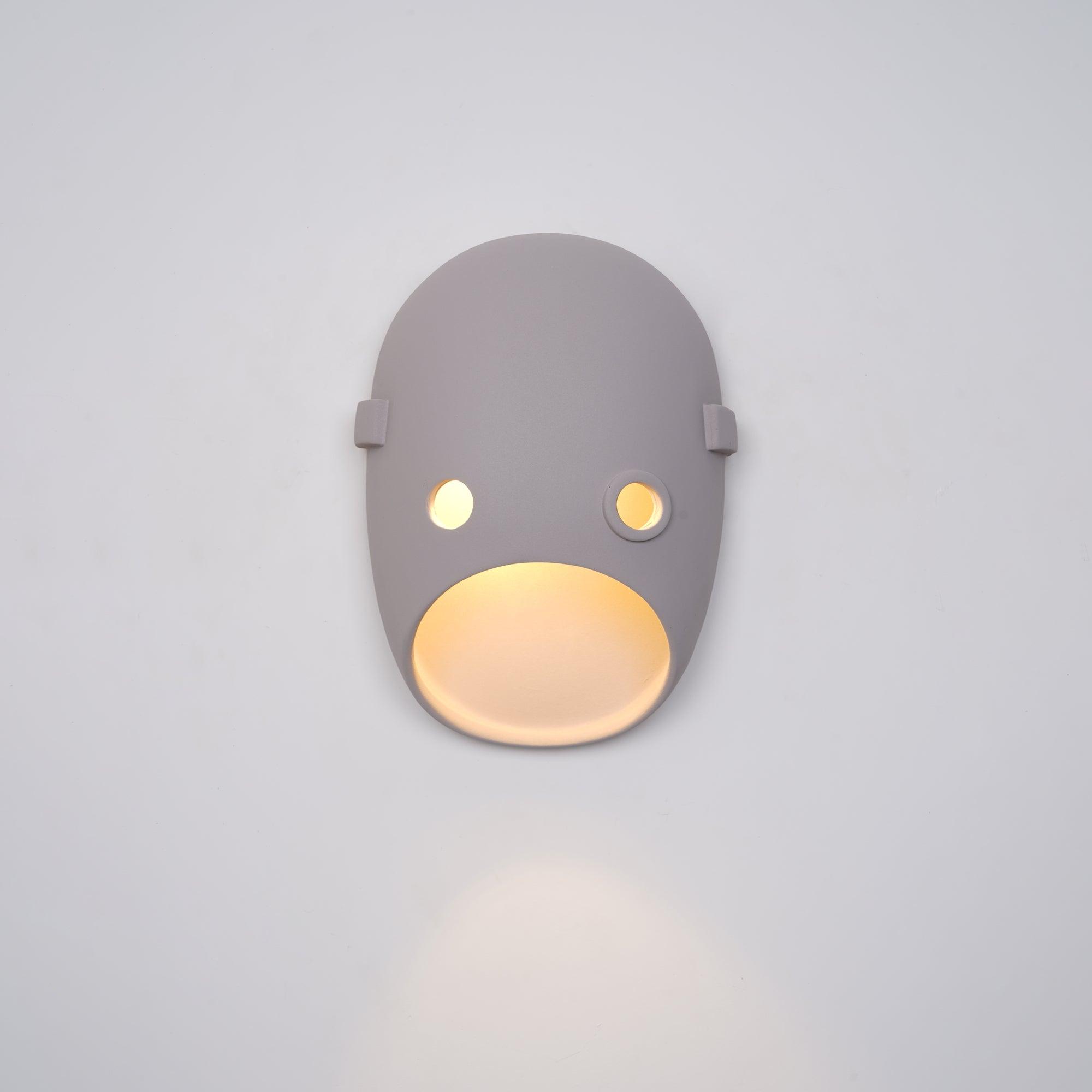 Mask Individual Creativity Resin Wall Light