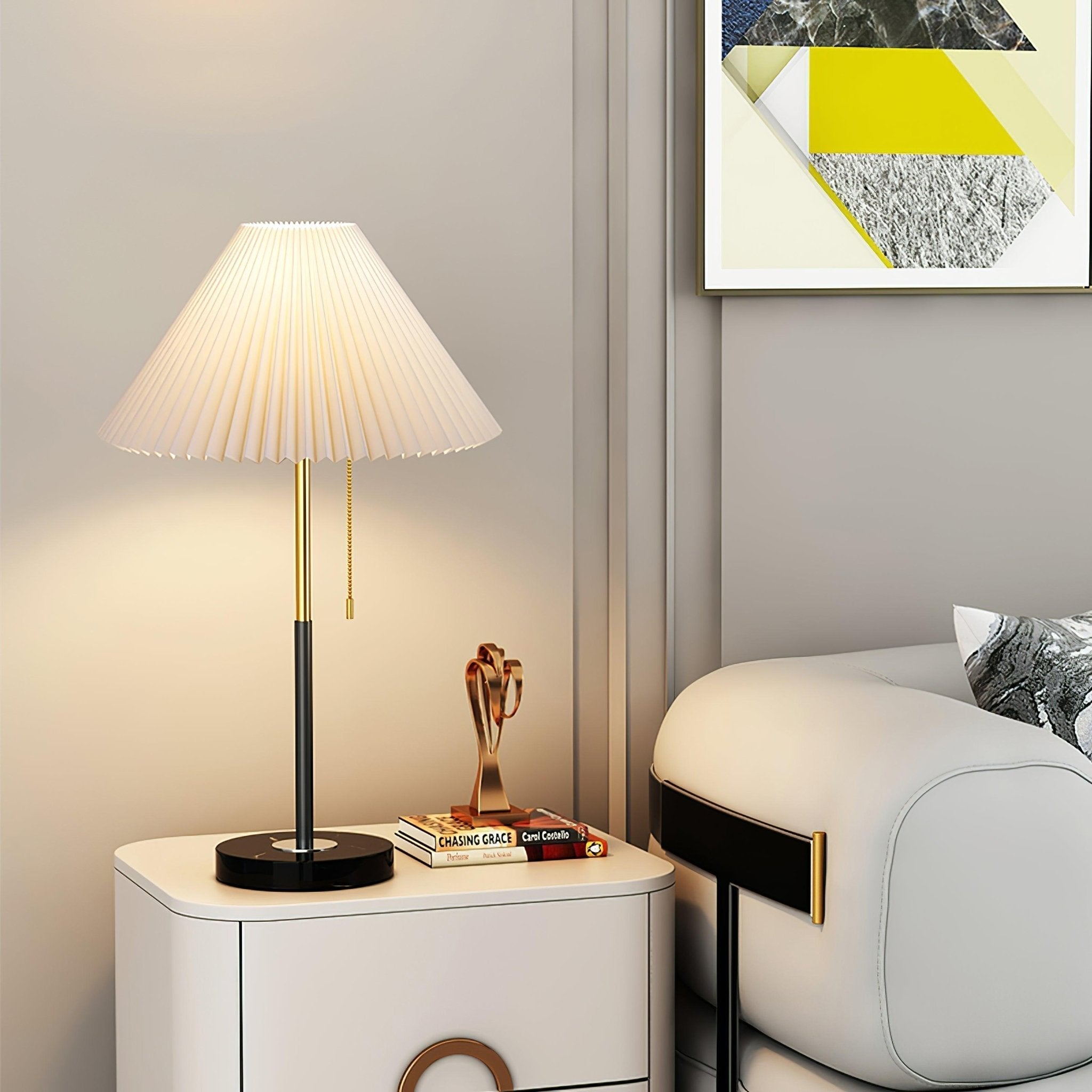 Divo Minimalist Marble Table Lamp