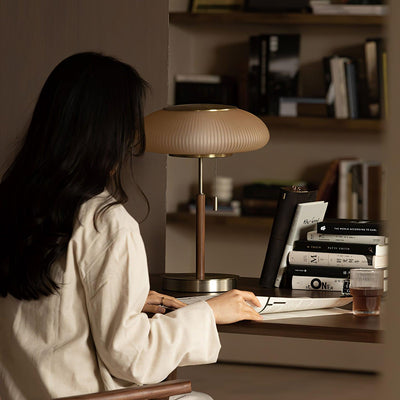 Glimmce Wood Table Lamp