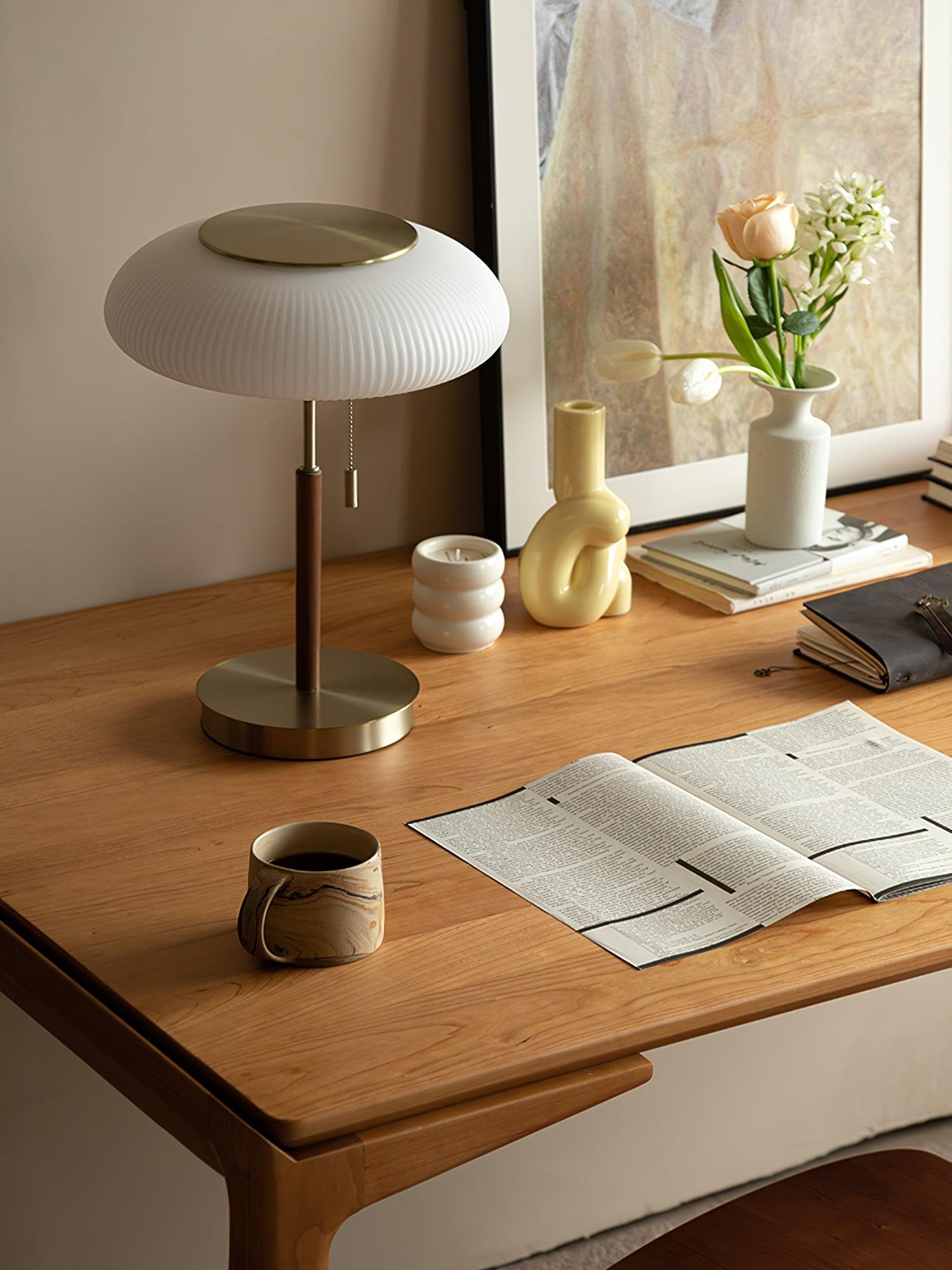 Glimmce Wood Table Lamp